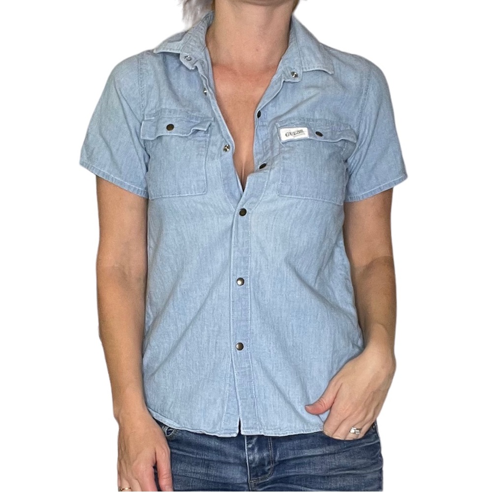 Vintage Guess Chambray denim shirt